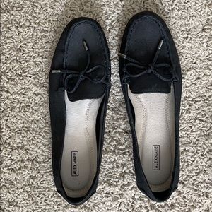 Alex Marie womens black moccasin shoes